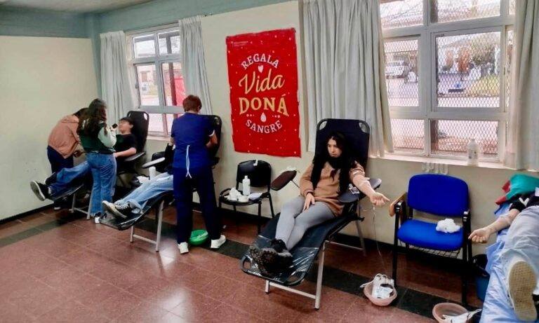 En la Escuela Técnica Nº 2: excelente respuesta a la Colecta de sangre
