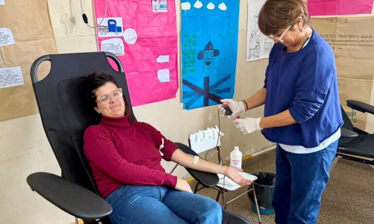 Colecta de Sangre: saldo positivo en Patricios