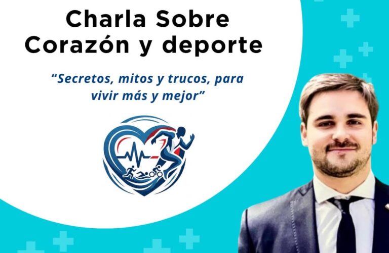 Invitan a la charla «Corazón y deporte», este viernes en la Cámara de Comercio