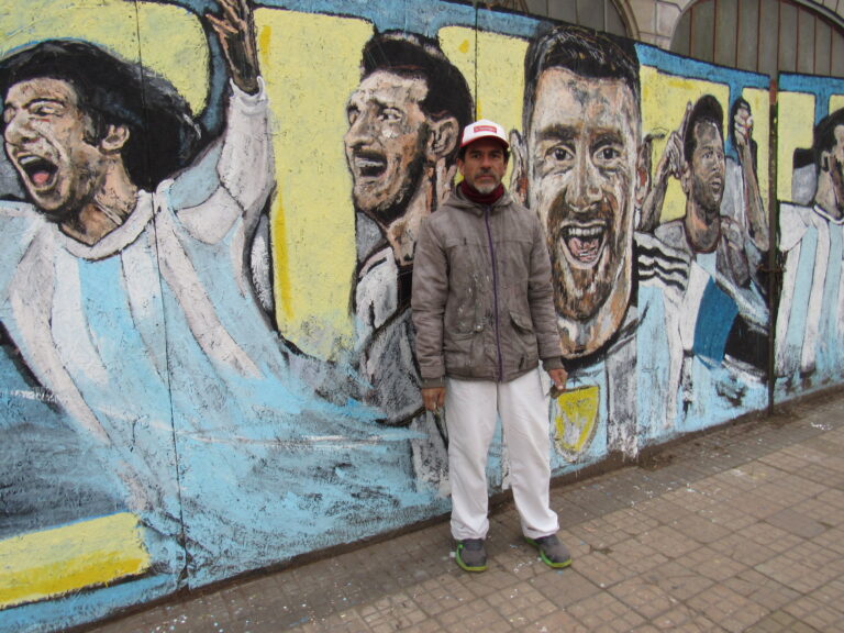 Un mural de Selección, con una pasión Mundial