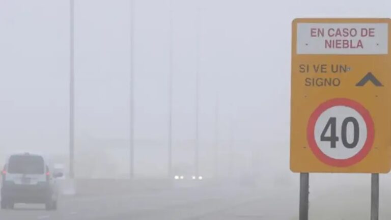 Niebla: recomendaciones de circulación