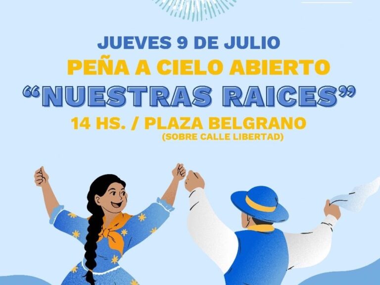Este 9 de Julio, en Plaza Belgrano: «Nuestras Raíces»