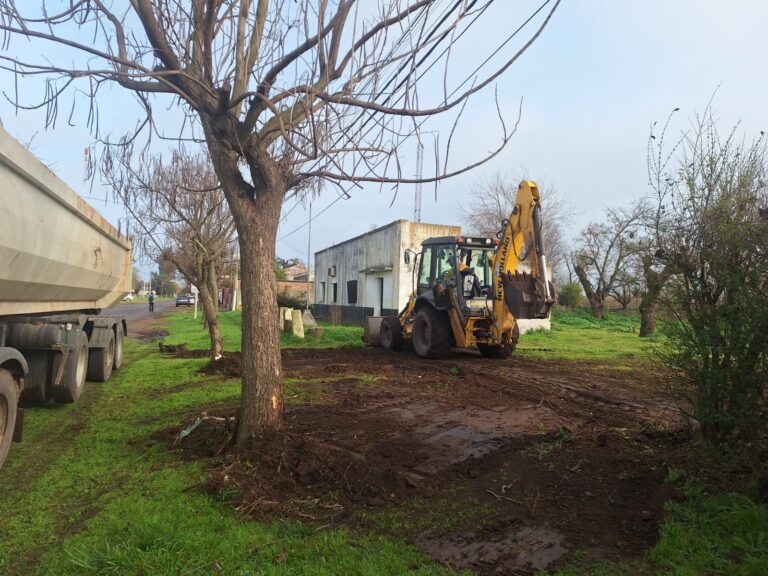 Preparativos para la instalación de un módulo Policial en El Provincial