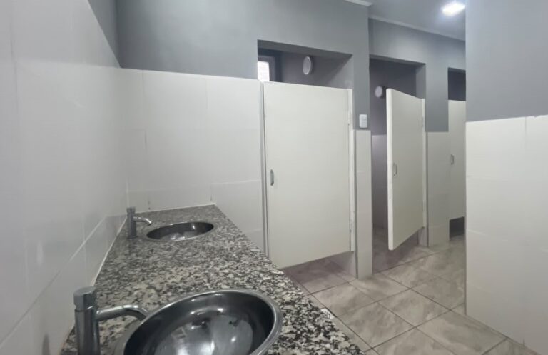 Hogar de Ancianos: concluyeron el trabajo en los baños