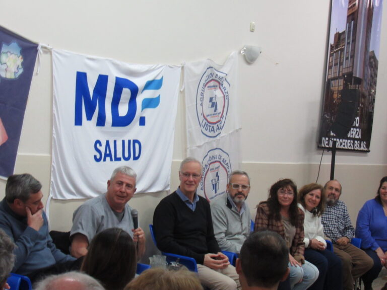 Lanzamiento del MDF en 9 de Julio: abordaron el tema de la salud