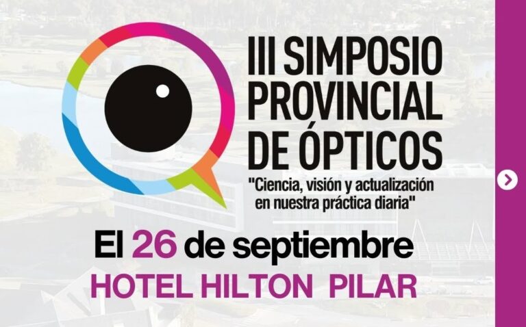 COPBA realizará el III Simposio Provincial de Ópticos el 26 de septiembre